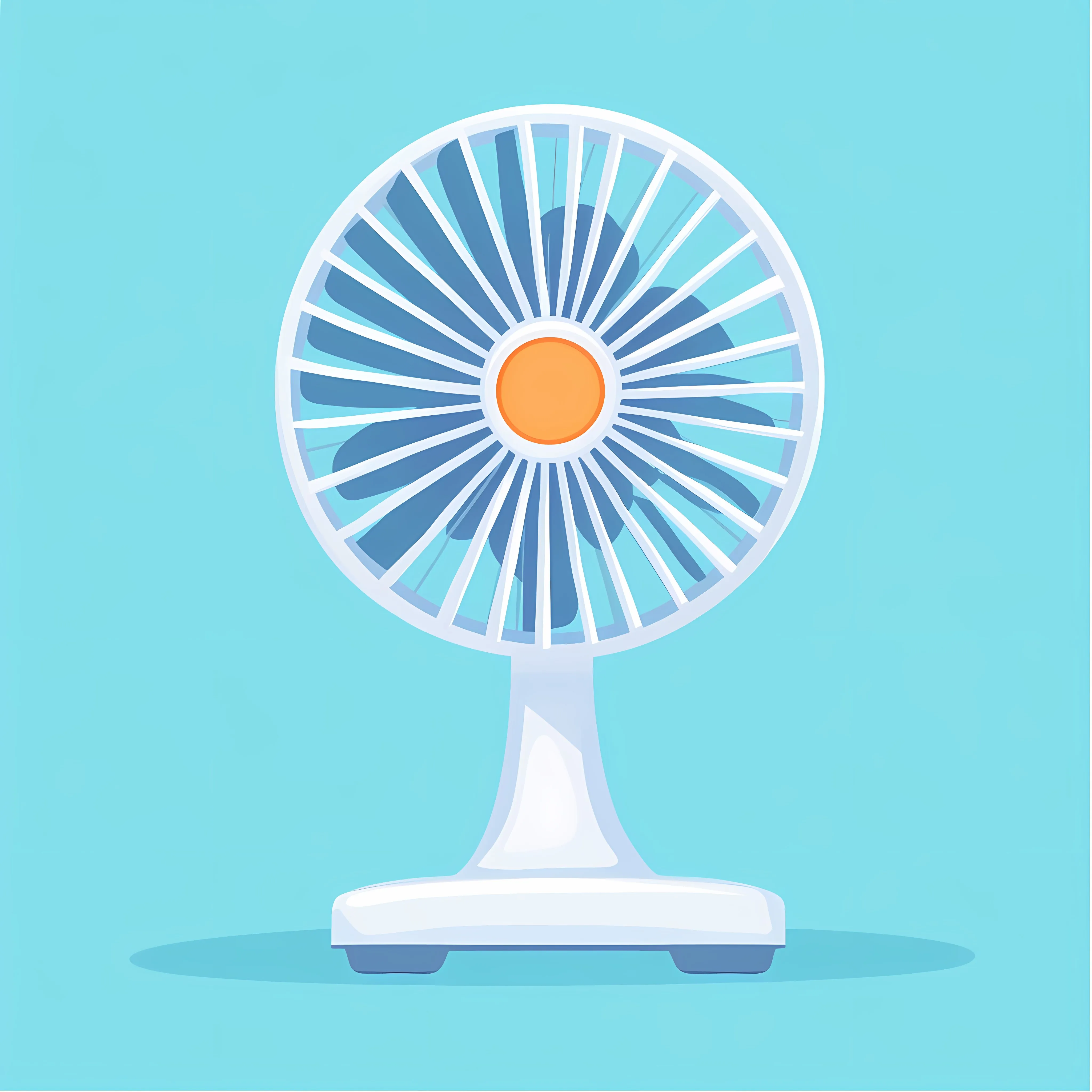 Electric Fan Home Appliance Vector Illustration – free heating image from Dotvec