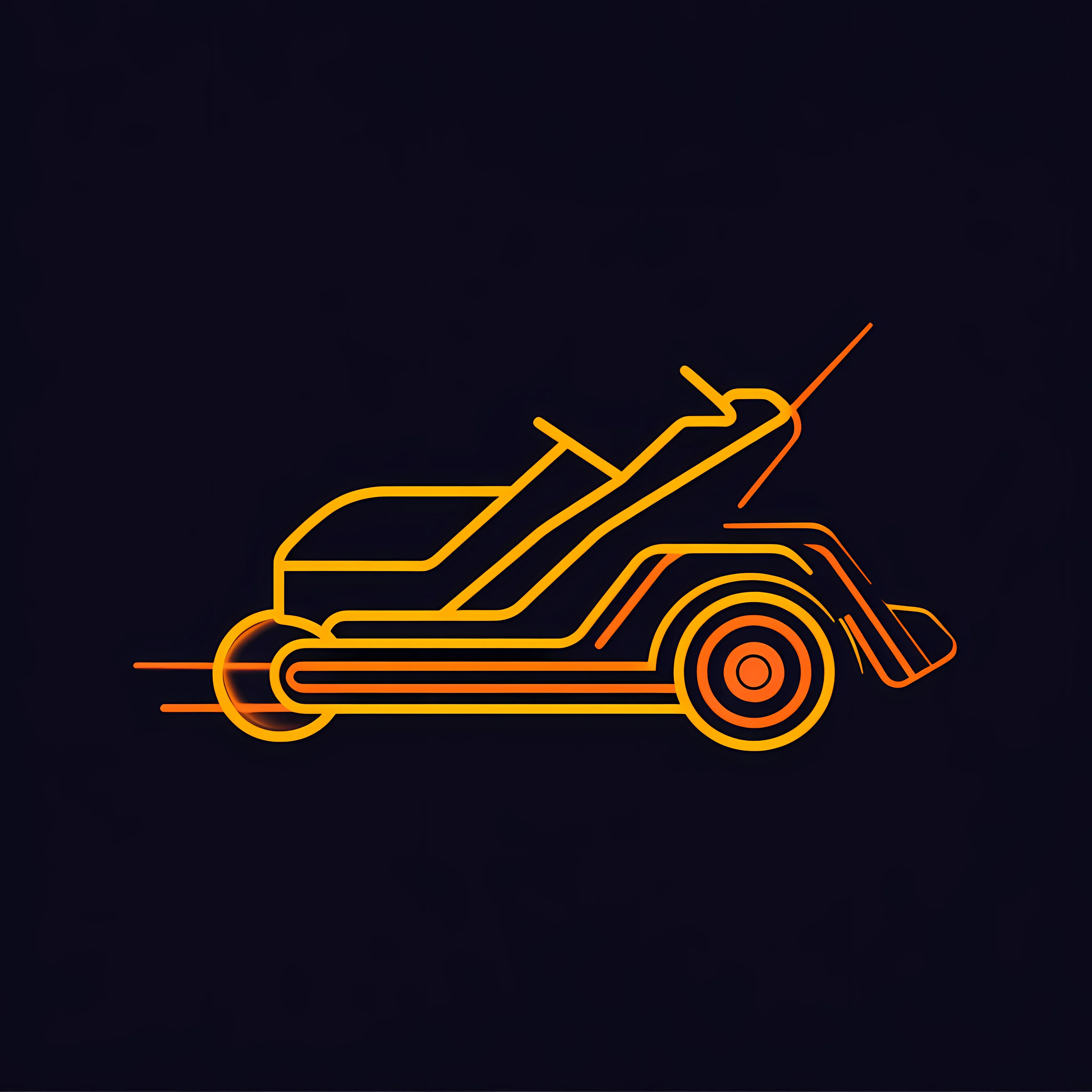 Electric Lawn Mower Logo Icon Vector — free download from Dotvec