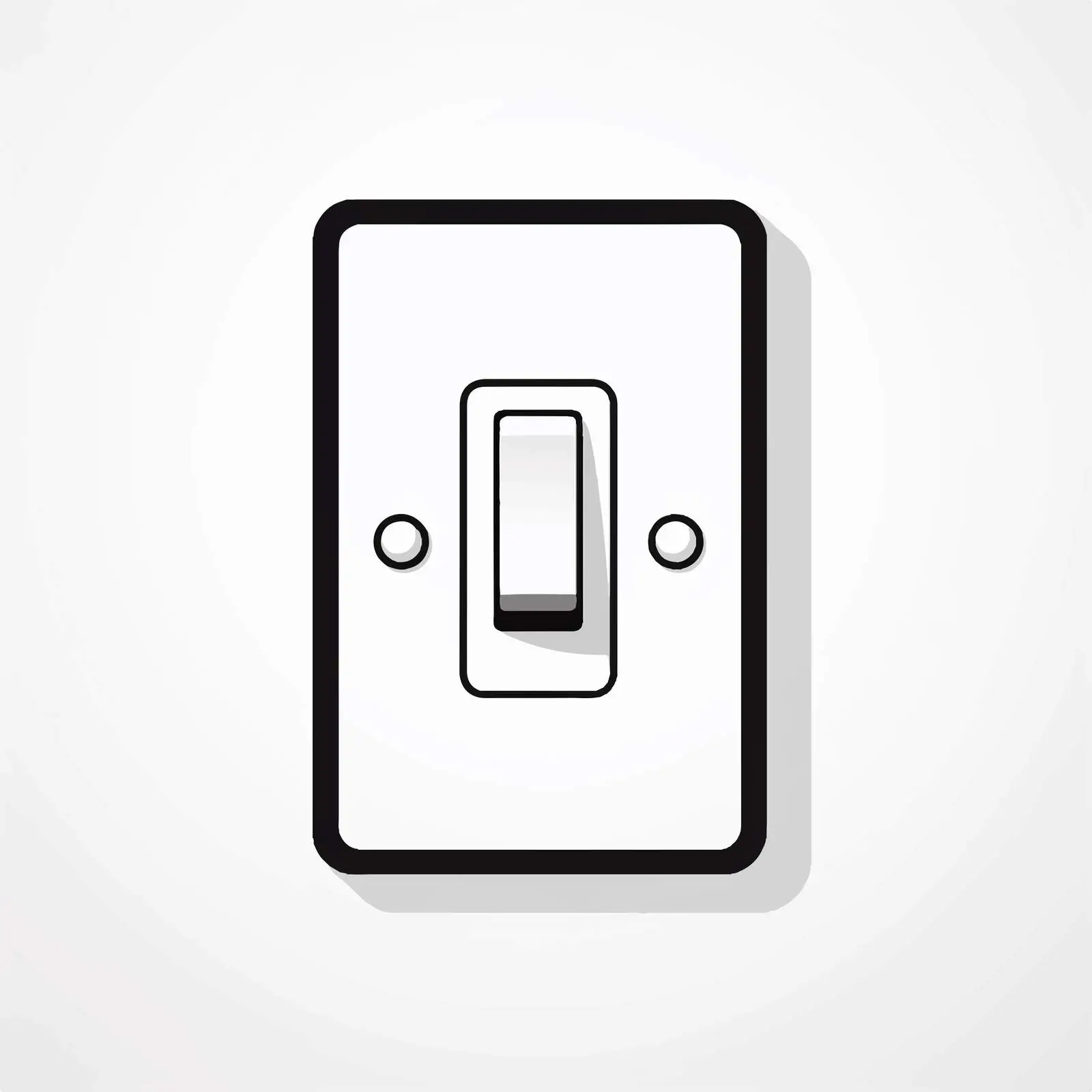 Single Button Electric Light Switch Icon — free download from Dotvec