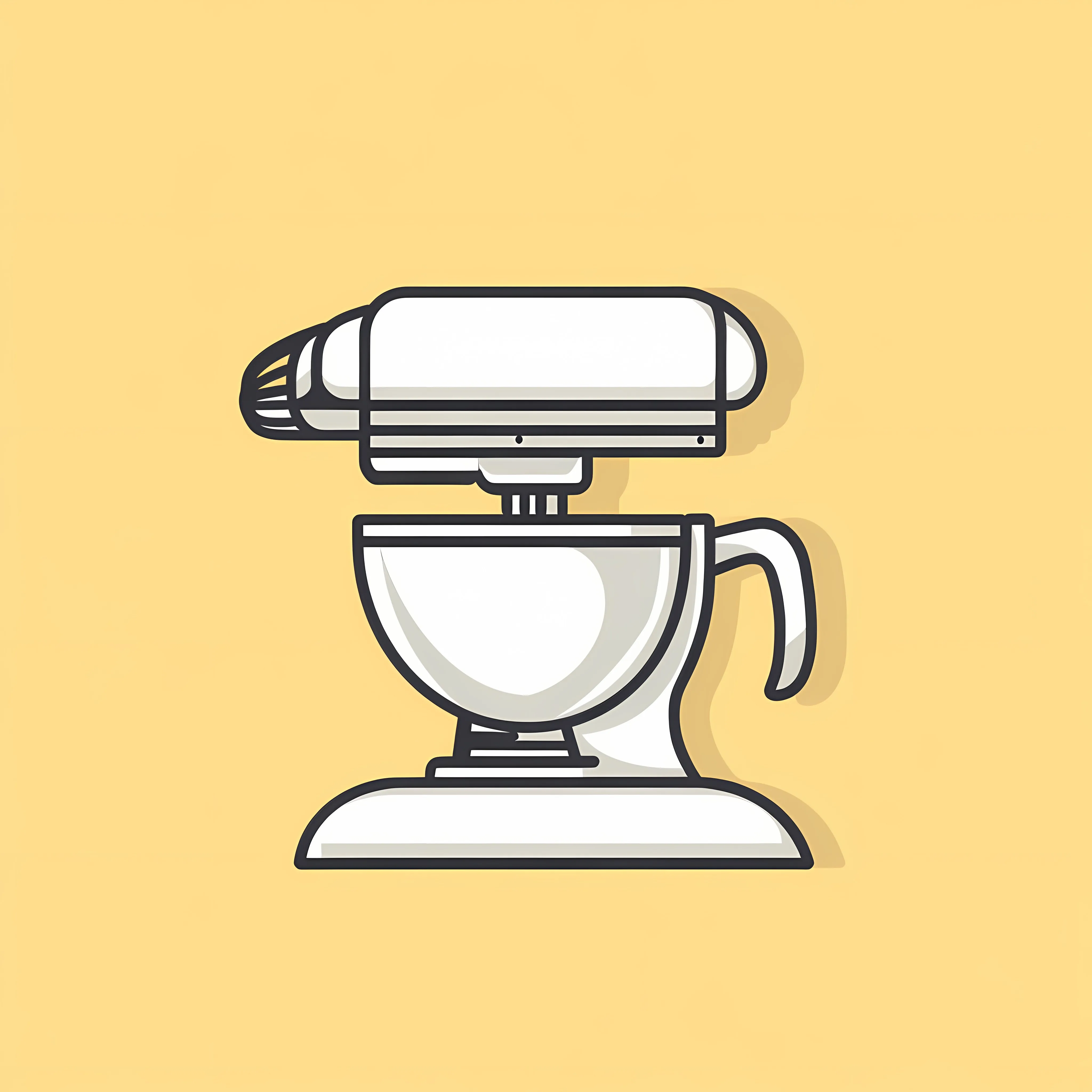 Electric Mixer Kitchen Appliance Icon Vector — free download from Dotvec