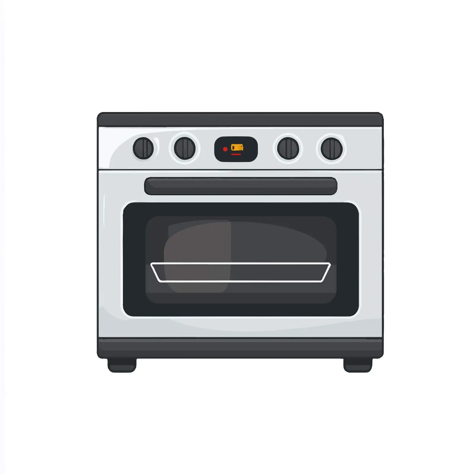 Electric Oven Kitchen Vector Icon on White Background — free download from Dotvec