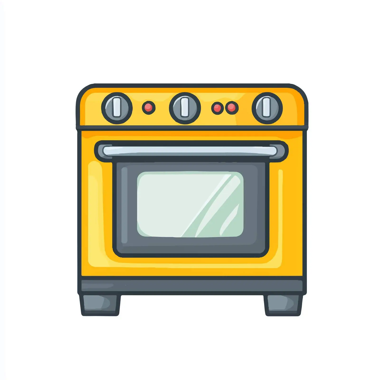 Electric Oven Kitchen Icon Vector Illustration – free food technology image from Dotvec
