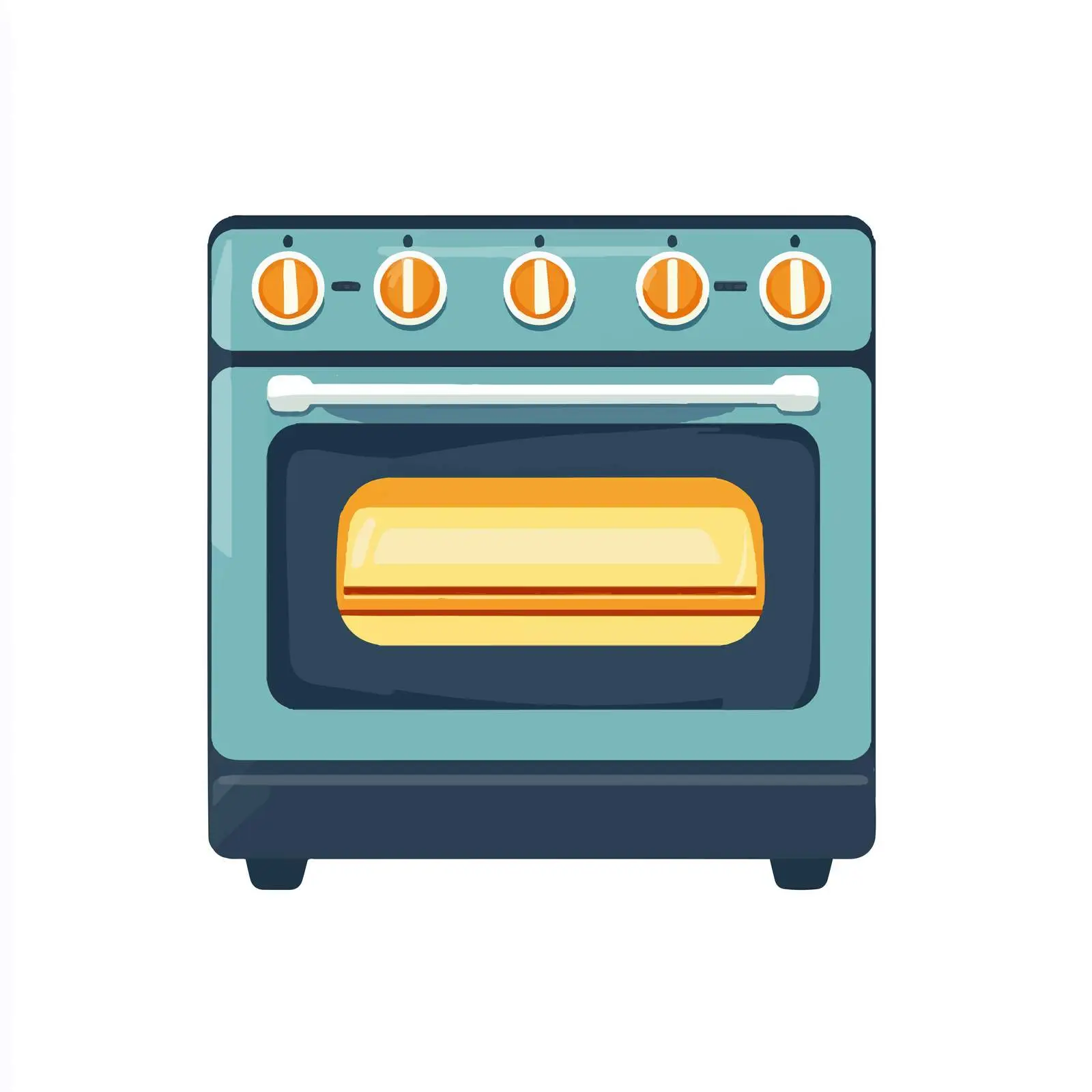 Electric Oven Kitchen Icon on White Background — free download from Dotvec