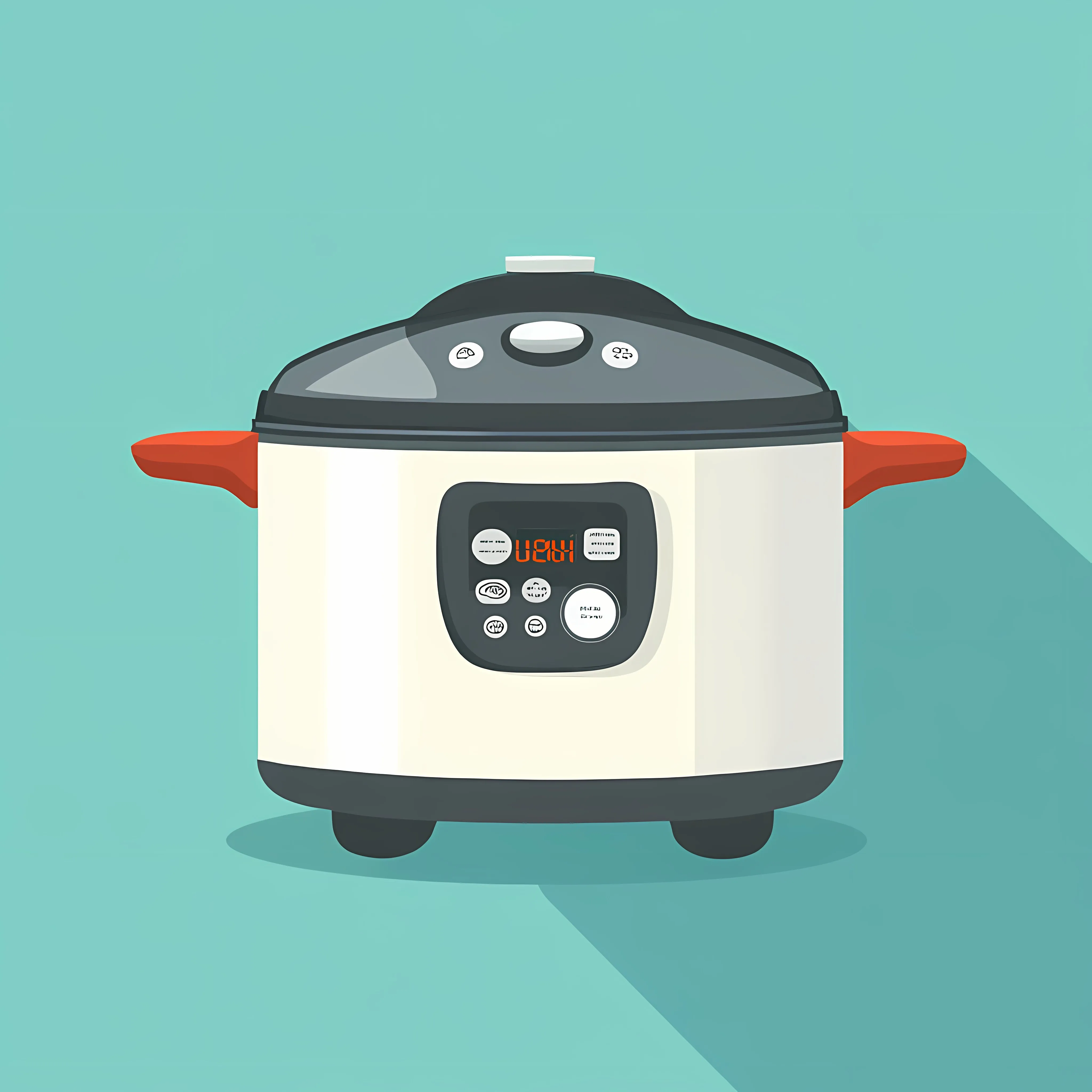 Flat Vector Illustration of Electric Rice Cooker — free download from Dotvec