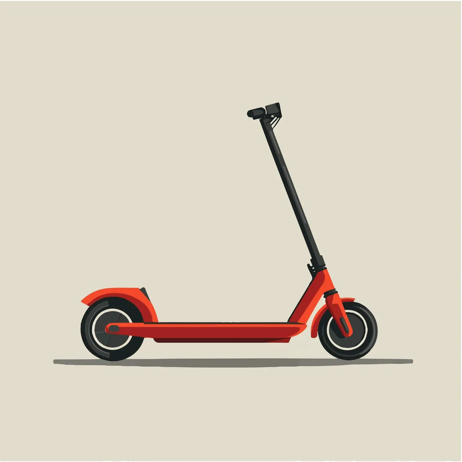 Flat Vector Illustration of Electric Scooter — free download from Dotvec