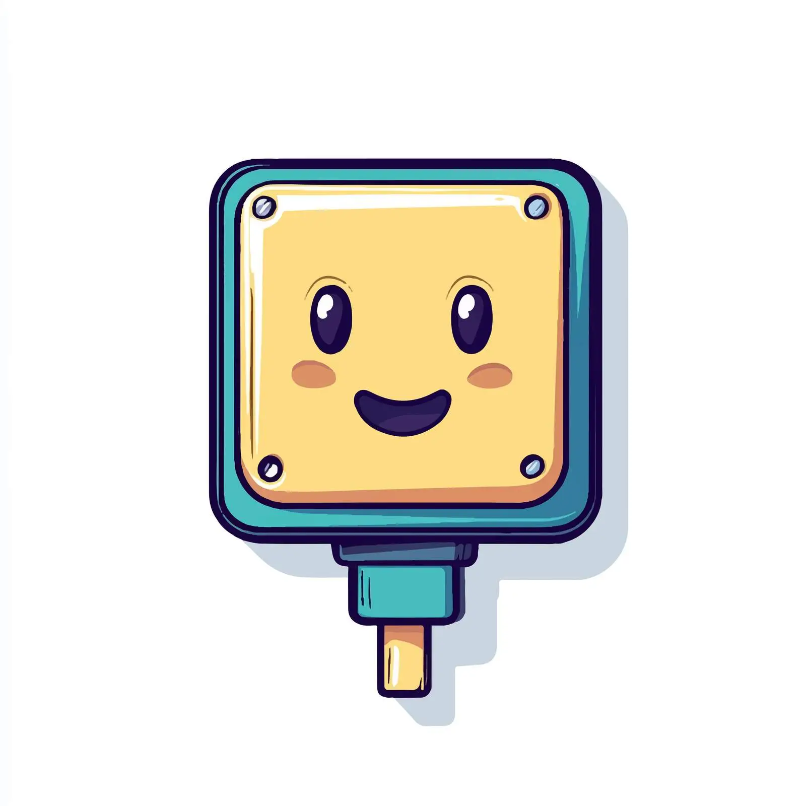 Cartoon Electric Socket and Plug Vector Illustration — free download from Dotvec