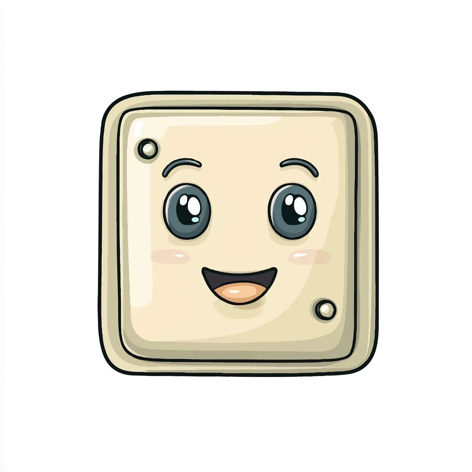 Hand-Drawn Cartoon Electric Socket Illustration — free download from Dotvec
