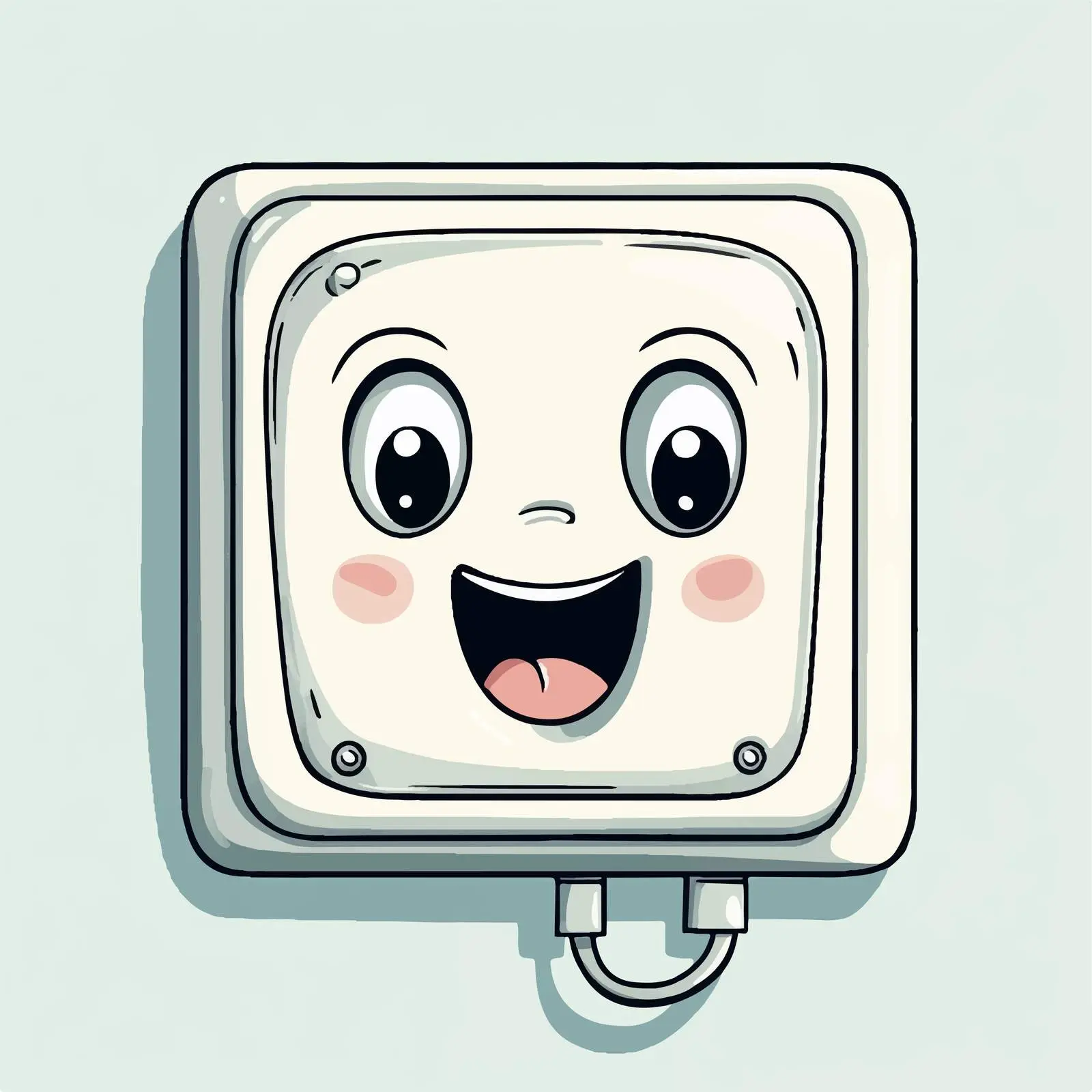 Cartoon Electric Socket Vector Illustration — free download from Dotvec