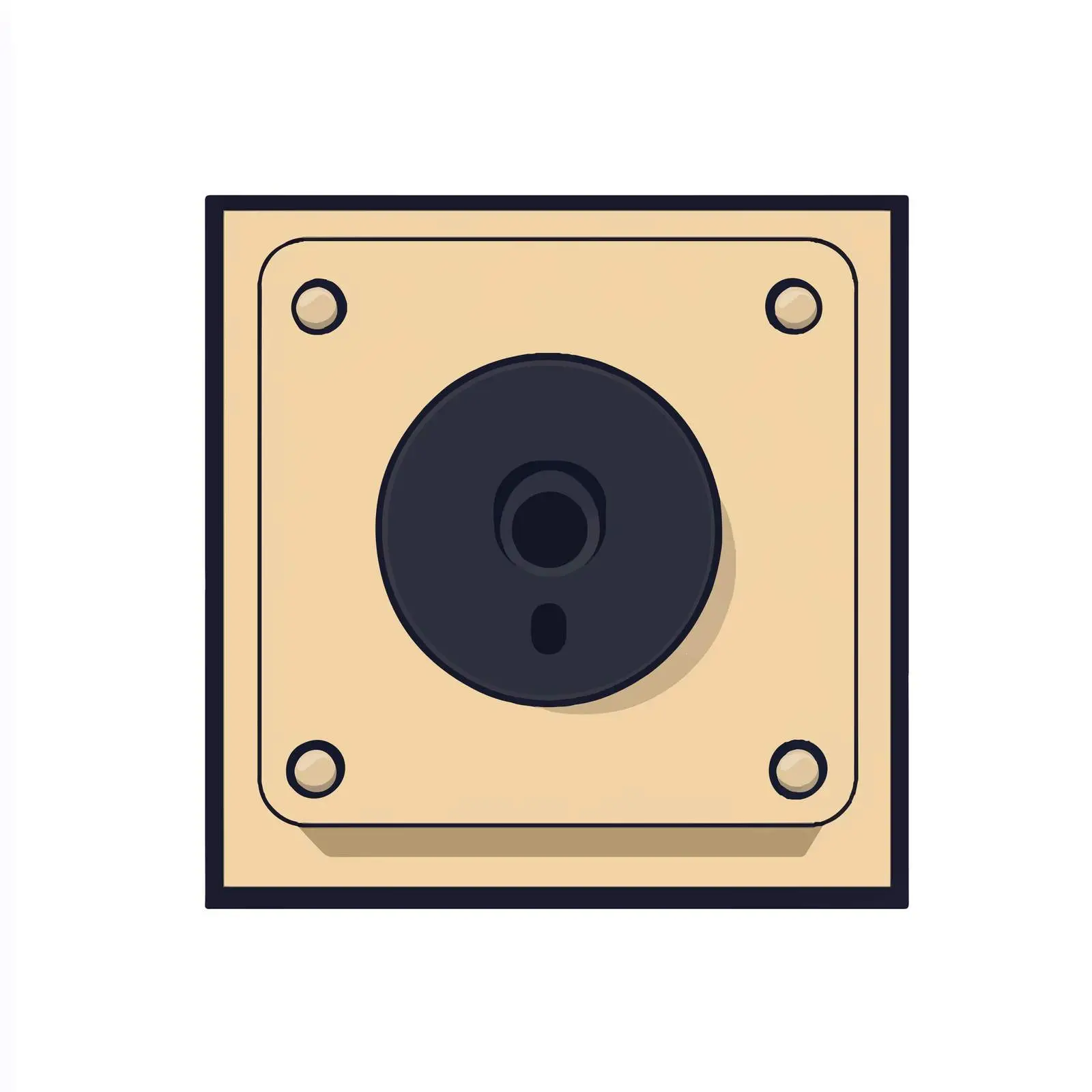 Isolated Electric Socket Vector on White Background – free wiring image from Dotvec