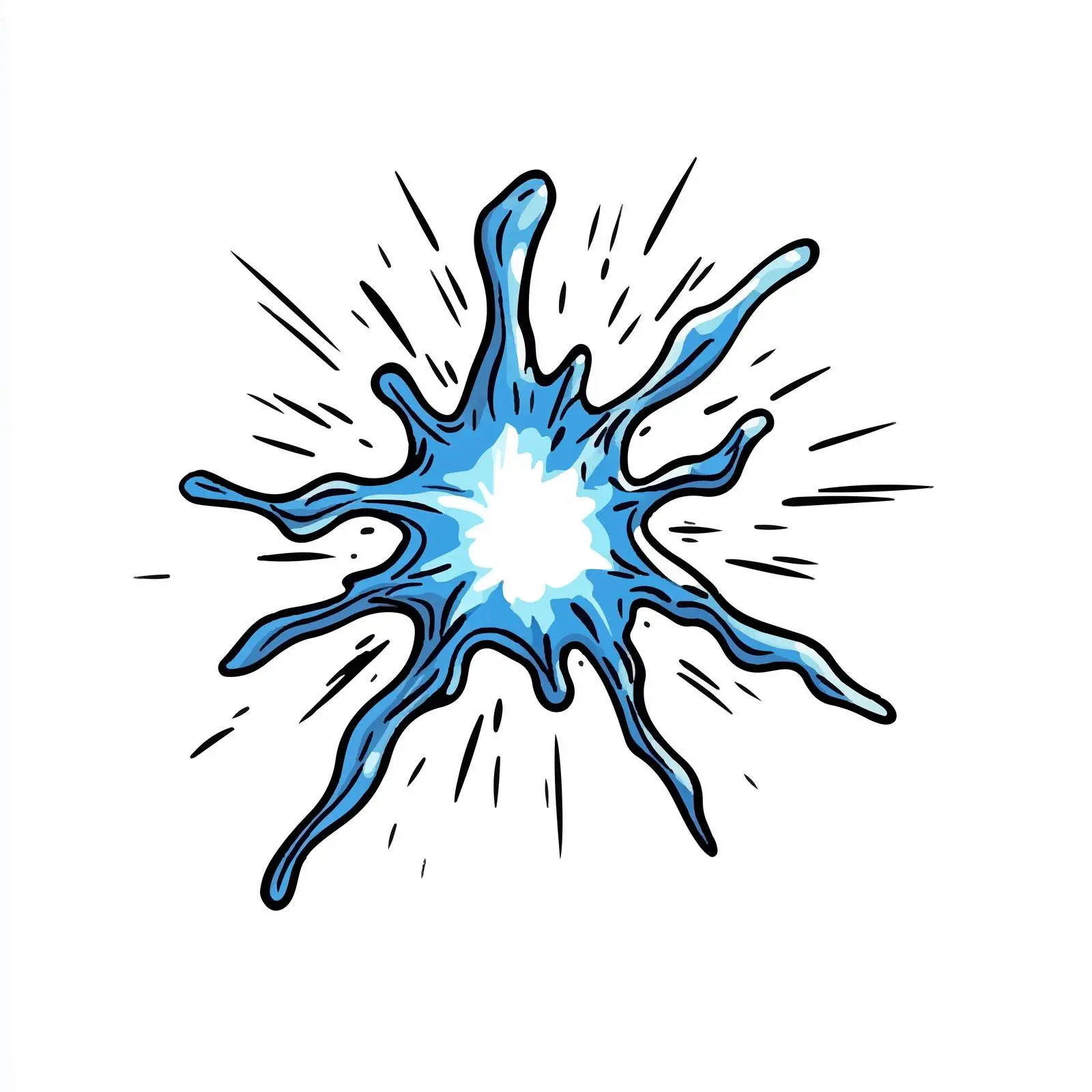 Hand-Drawn Electric Spark Cartoon Vector Illustration — free download from Dotvec