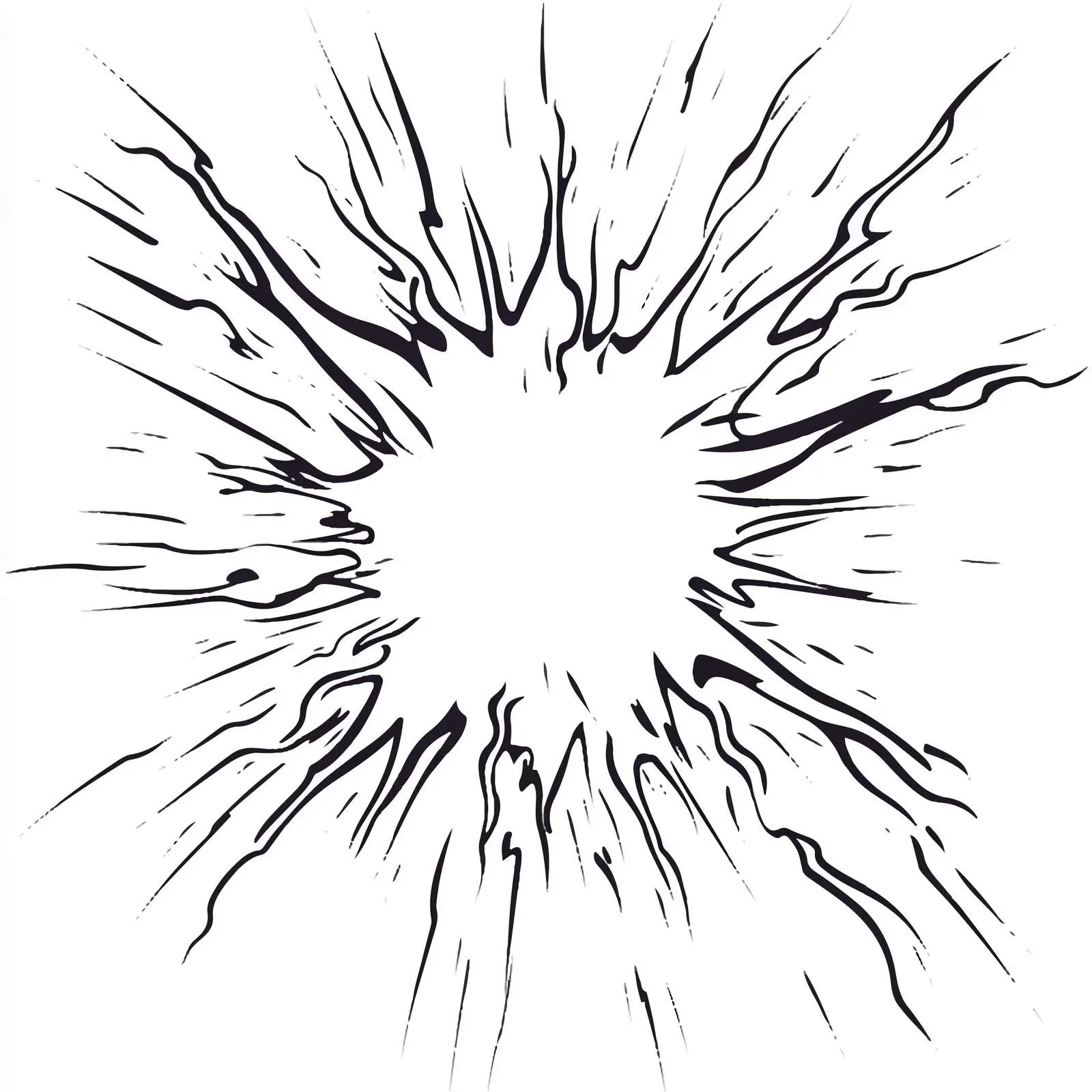 Hand-Drawn Electric Spark Cartoon Vector Illustration — free download from Dotvec