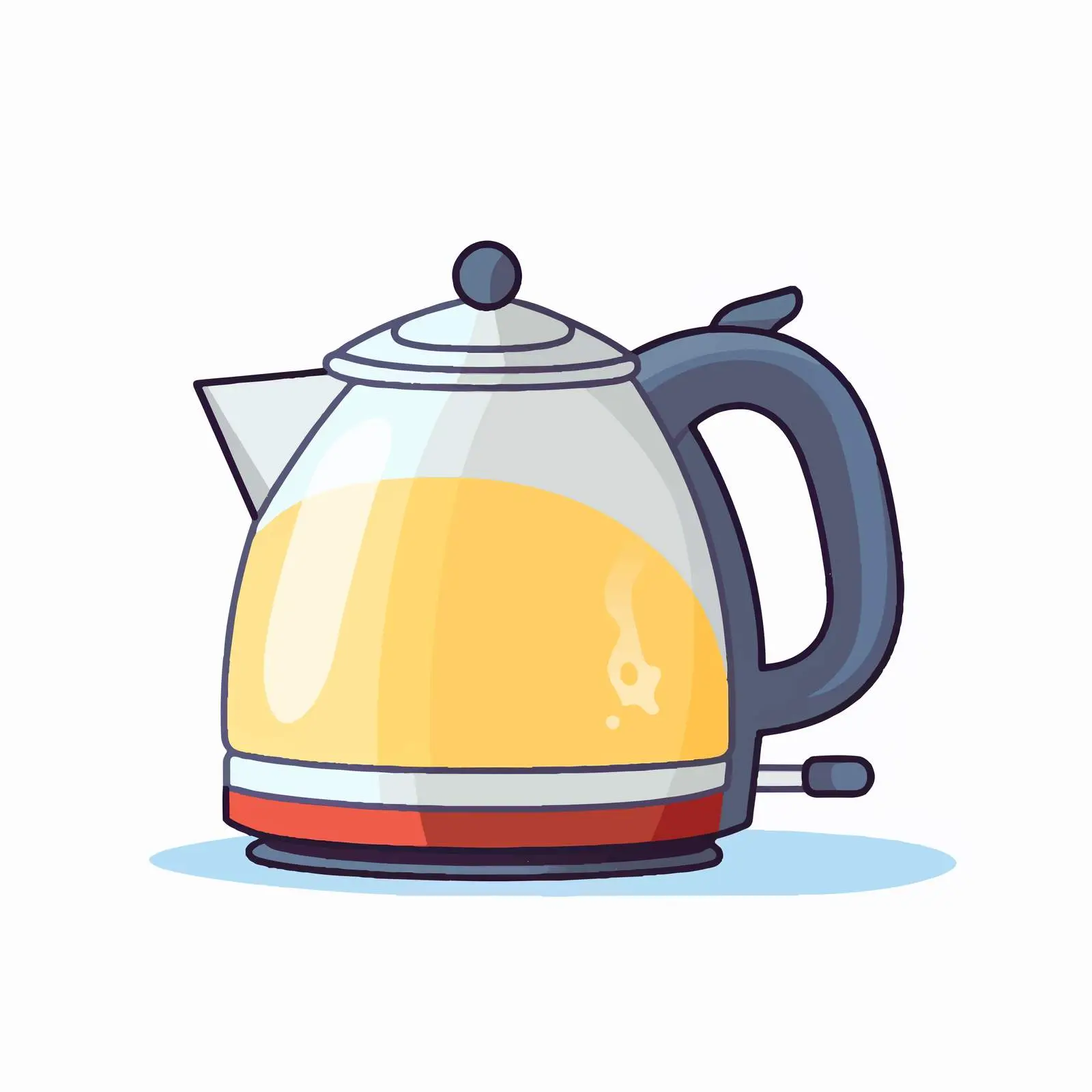 Electric Tea Kettle Circle Icon — free download from Dotvec