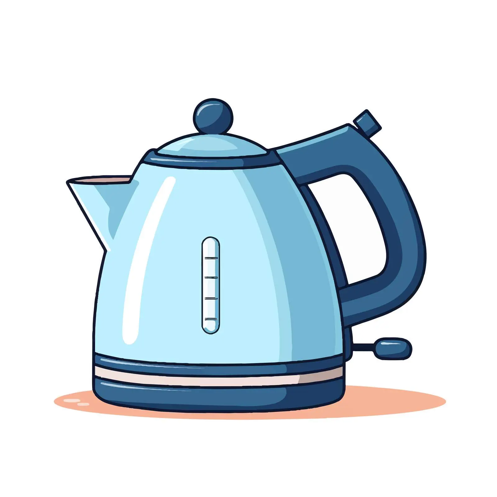Electric Tea Kettle Circle Icon — free download from Dotvec