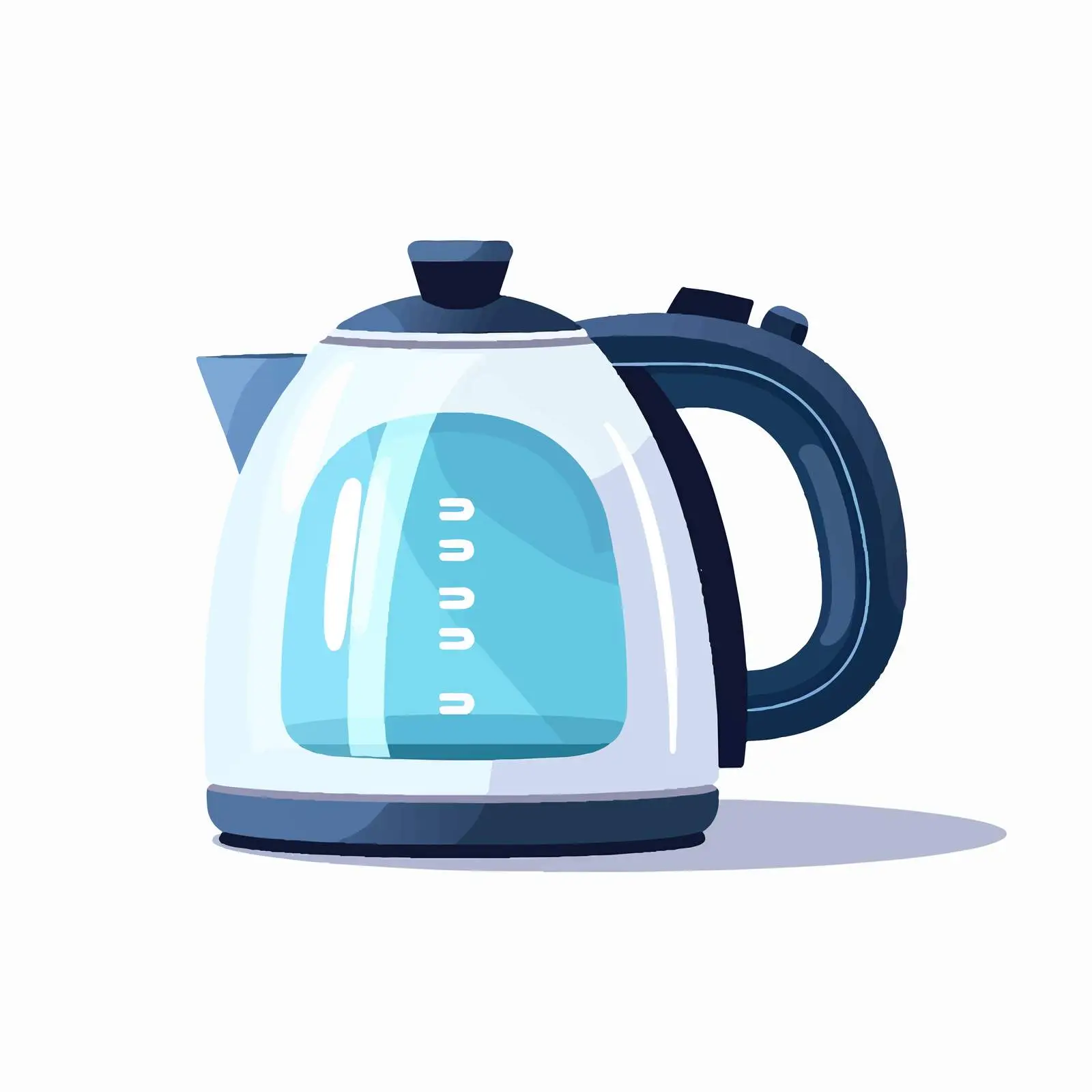 Electric Tea Kettle Circle Icon for Kitchen — free download from Dotvec