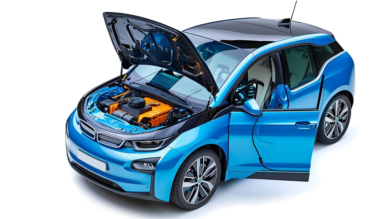 Electric Vehicle Hood Details — free download from Dotvec