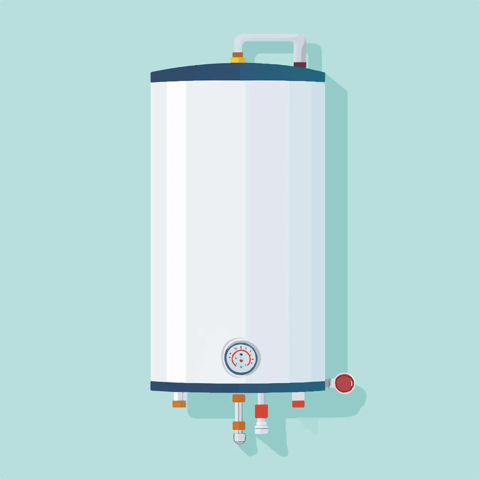 Flat Vector Illustration of Electric Water Heater – free heating image from Dotvec
