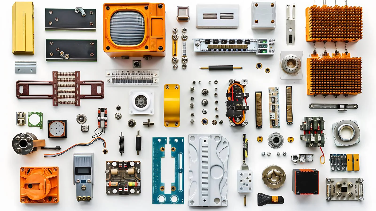 Isolated Electrical Equipment on White Background — free download from Dotvec