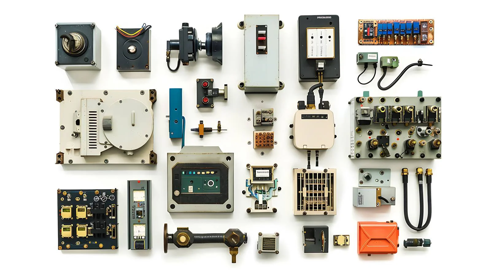 White Background Electrical Equipment — free download from Dotvec