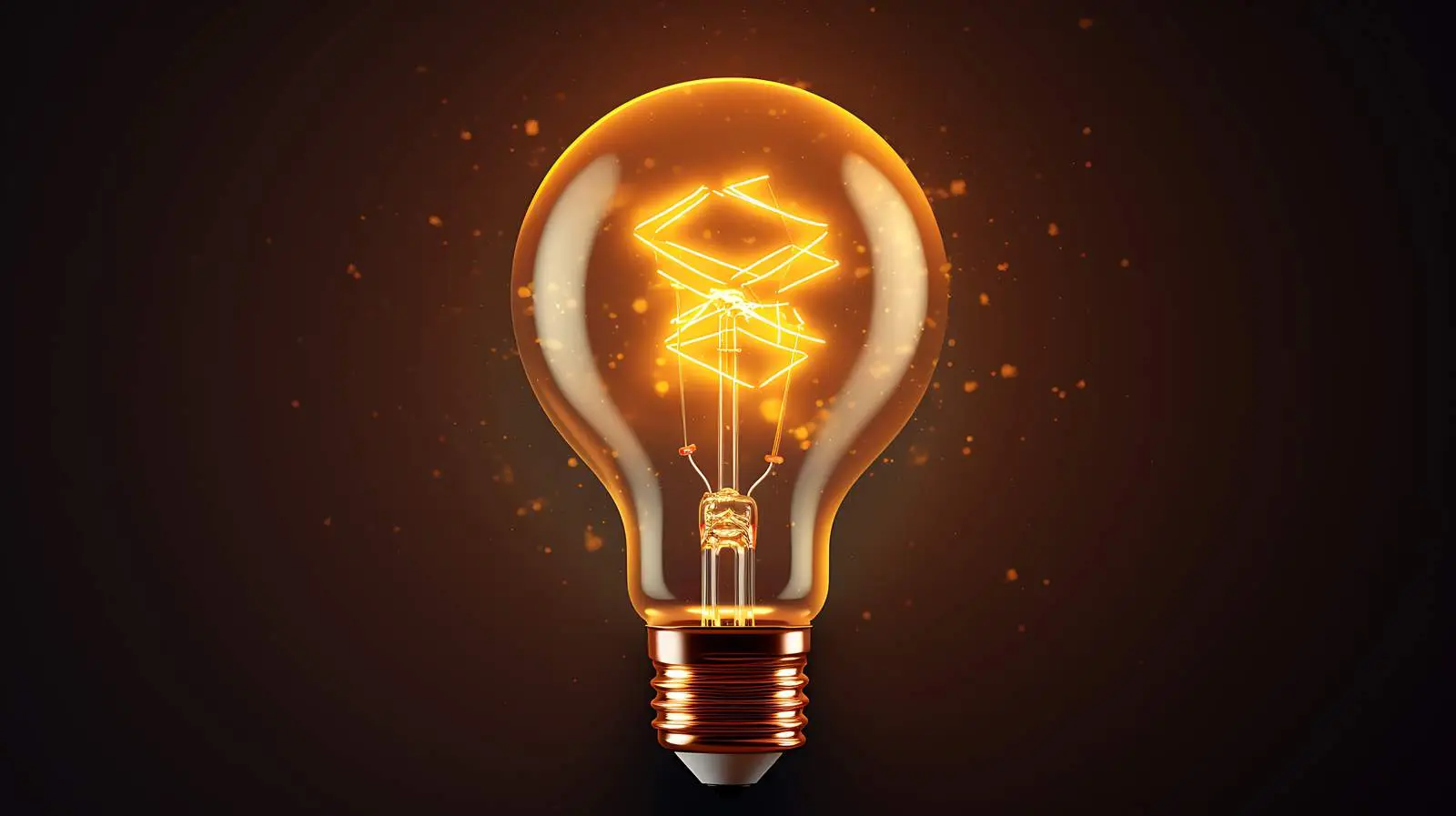 Circuit Light Bulb Illuminated — free download from Dotvec