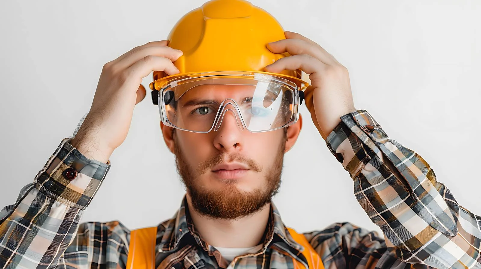 Electrician Wearing Protective Glasses — free download from Dotvec