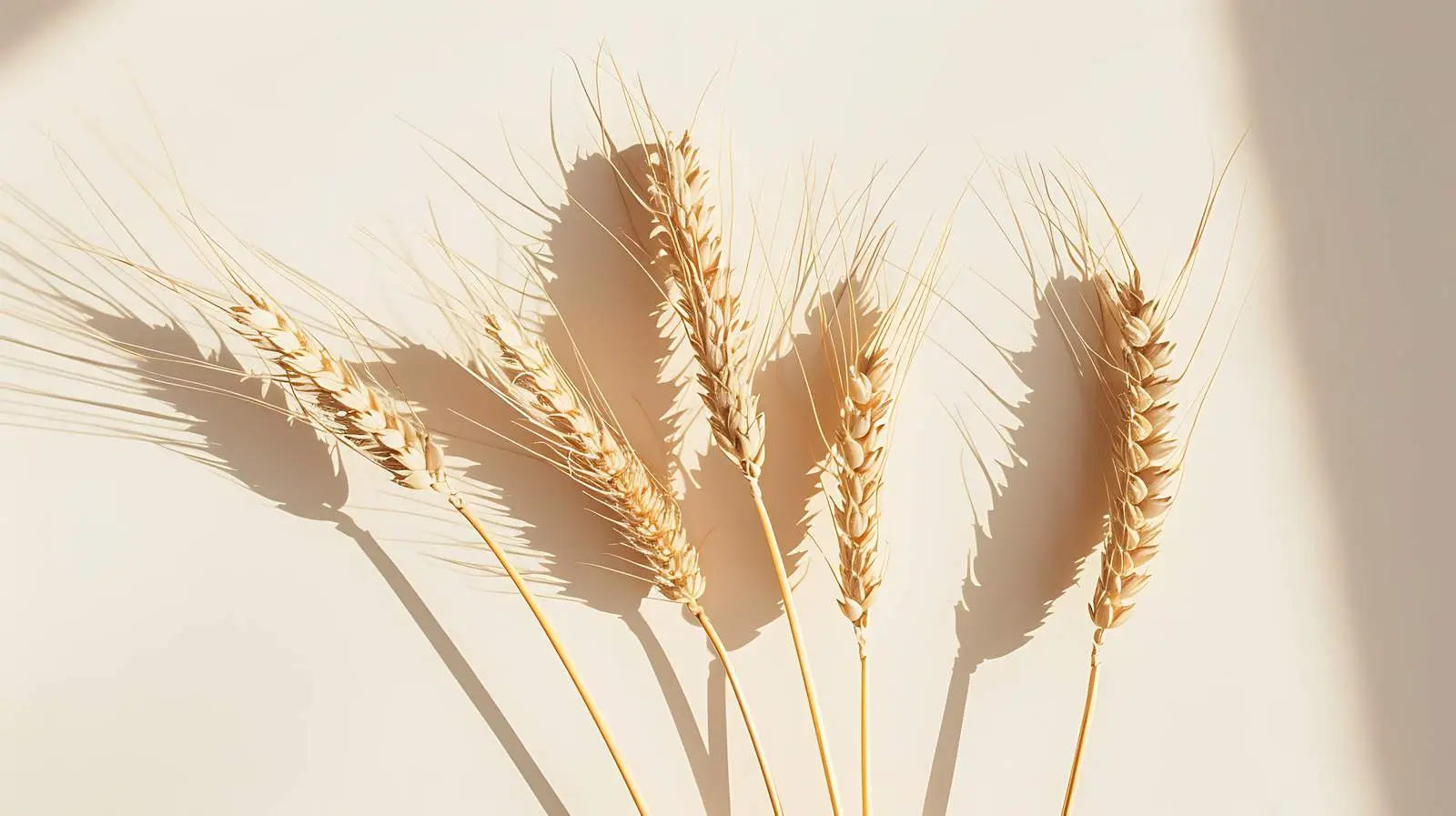 Elegant Rye Wheat Ear Stems in Sunlight Shadows — free download from Dotvec