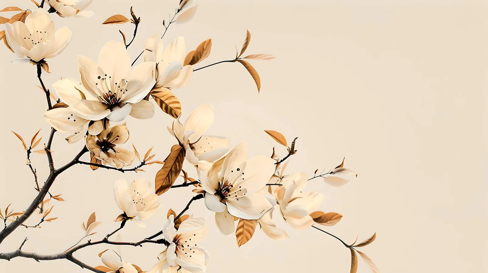 Elegant Tree with Flowers and Leaves – free patio image from Dotvec