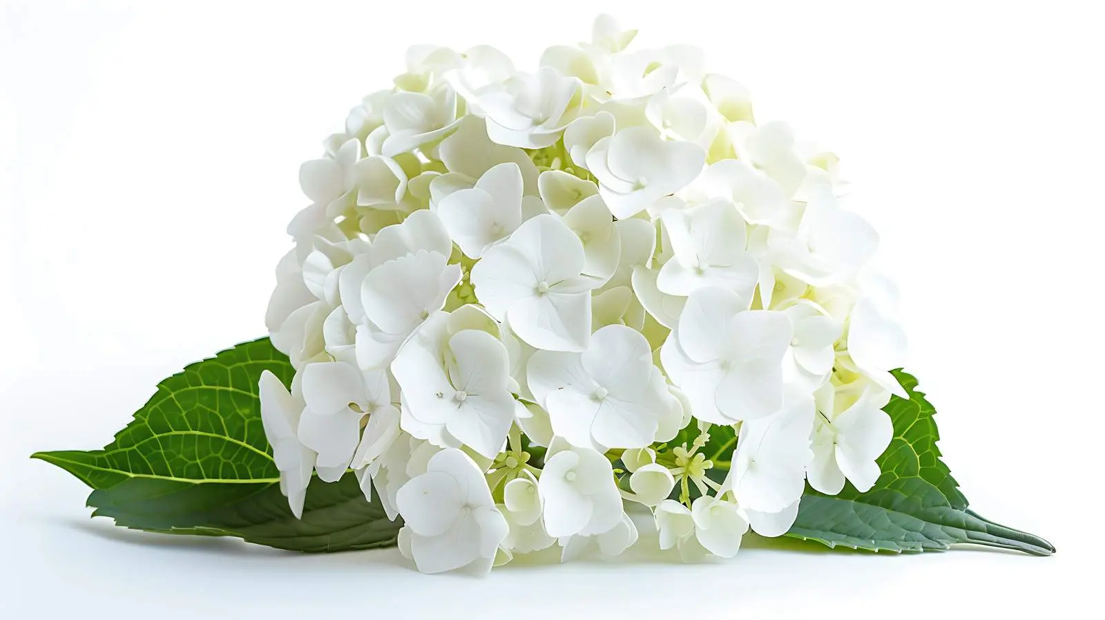 Elegant White Hydrangea Flower Head Photography – free symbol image from Dotvec