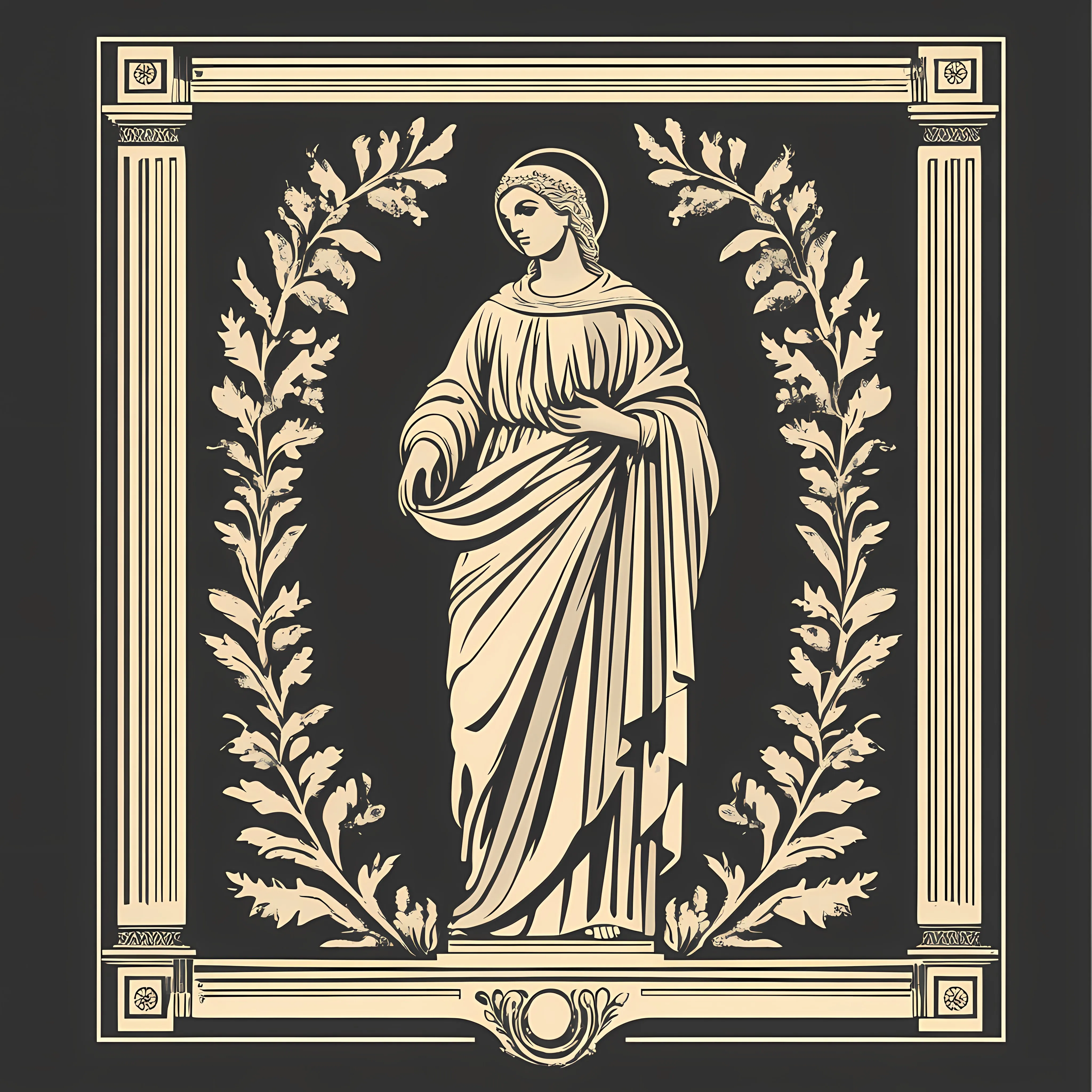 Elegant Antique Christian Sculpture — free download from Dotvec