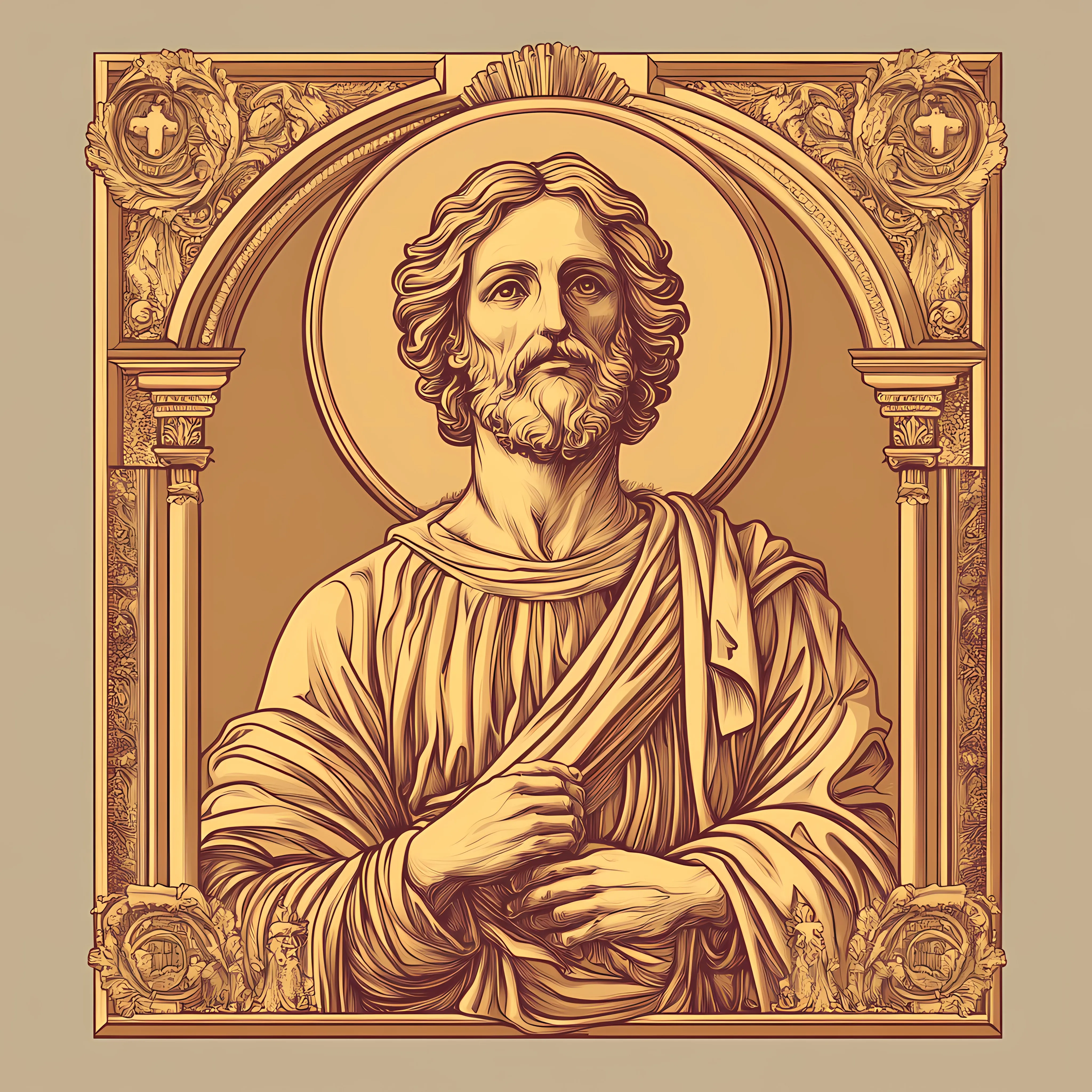 Elegant Antique Christian Sculpture — free download from Dotvec