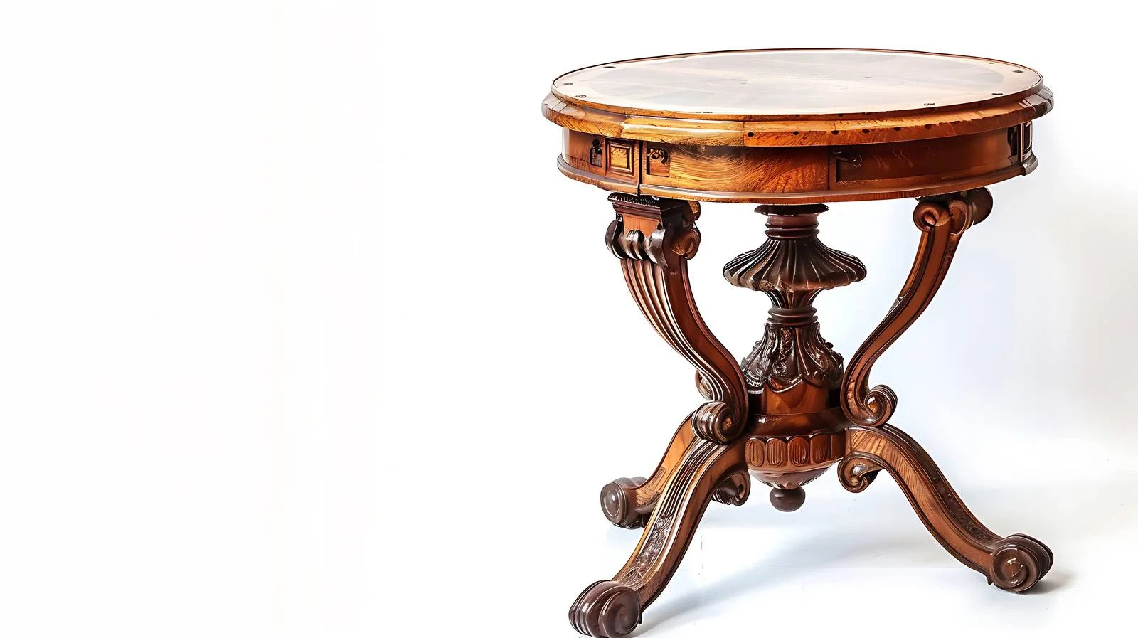 Exquisite Victorian Side Table on White — free download from Dotvec