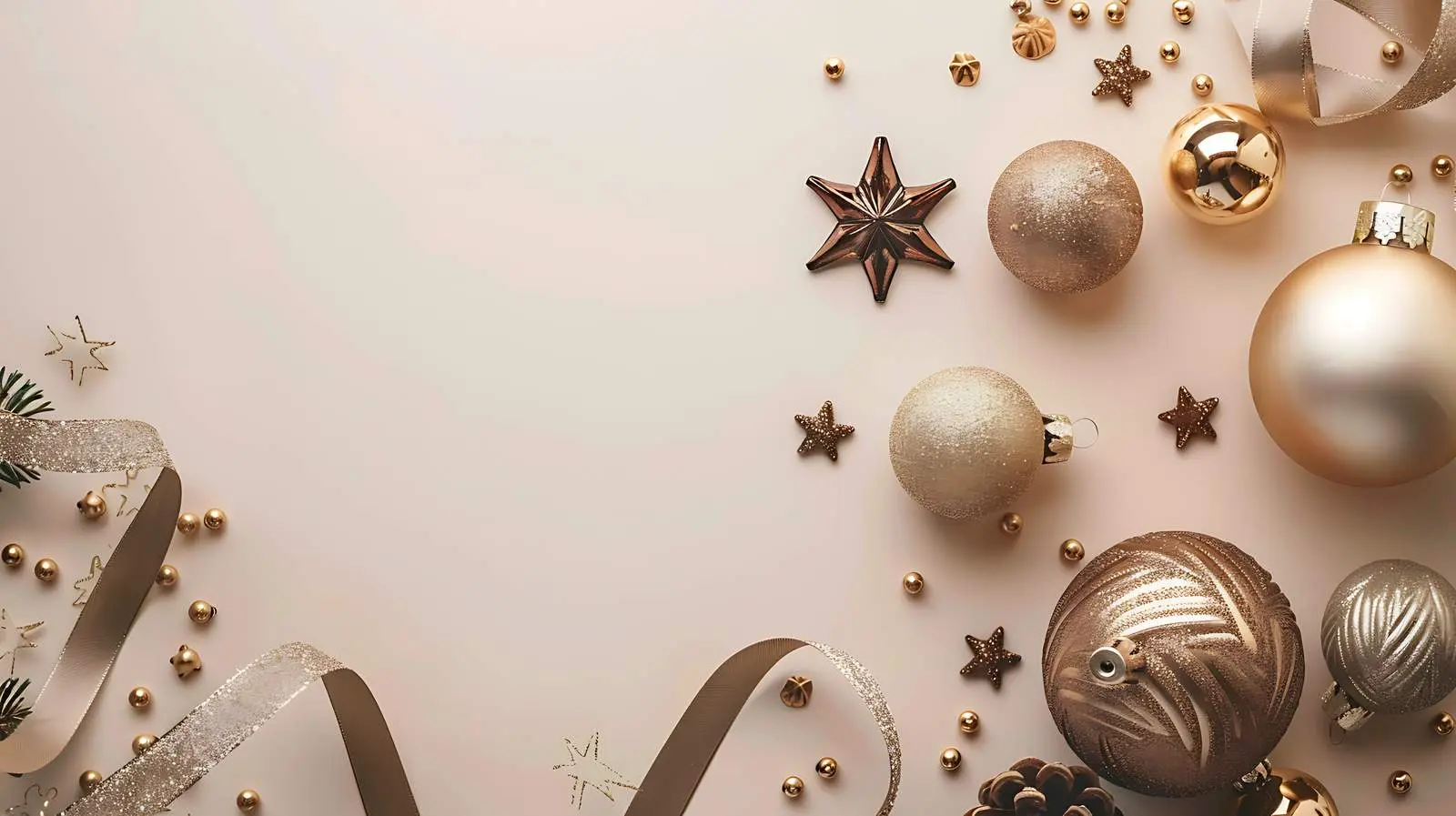 Elegant Gold Christmas Tree Composition — free download from Dotvec