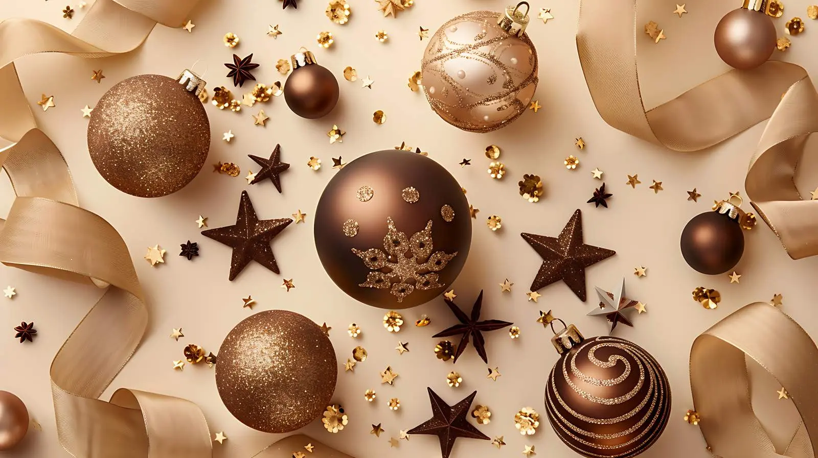 Elegant Gold Christmas Tree Composition — free download from Dotvec