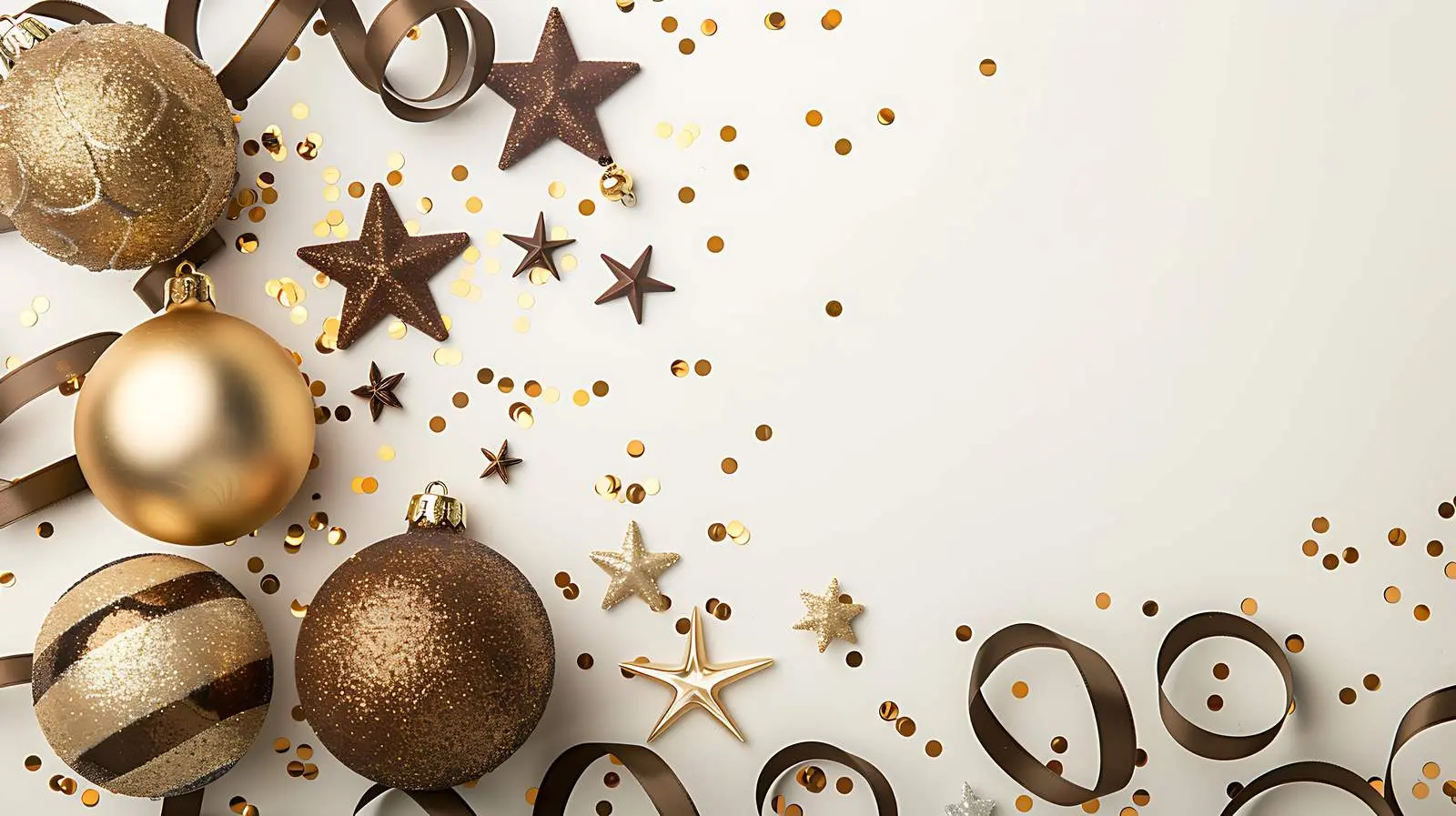 Elegant Gold Christmas Tree Composition — free download from Dotvec