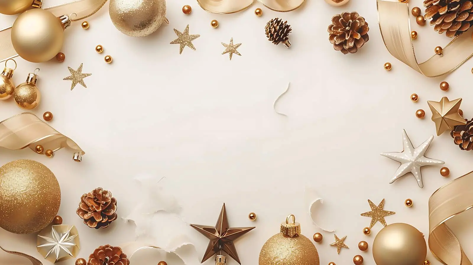 Elegant Christmas Mockup with Blank Frame — free download from Dotvec