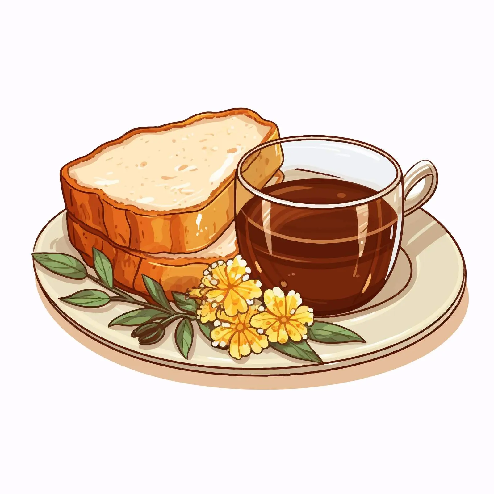 Elegant Barrel of Sweet Honey on Bread — free download from Dotvec