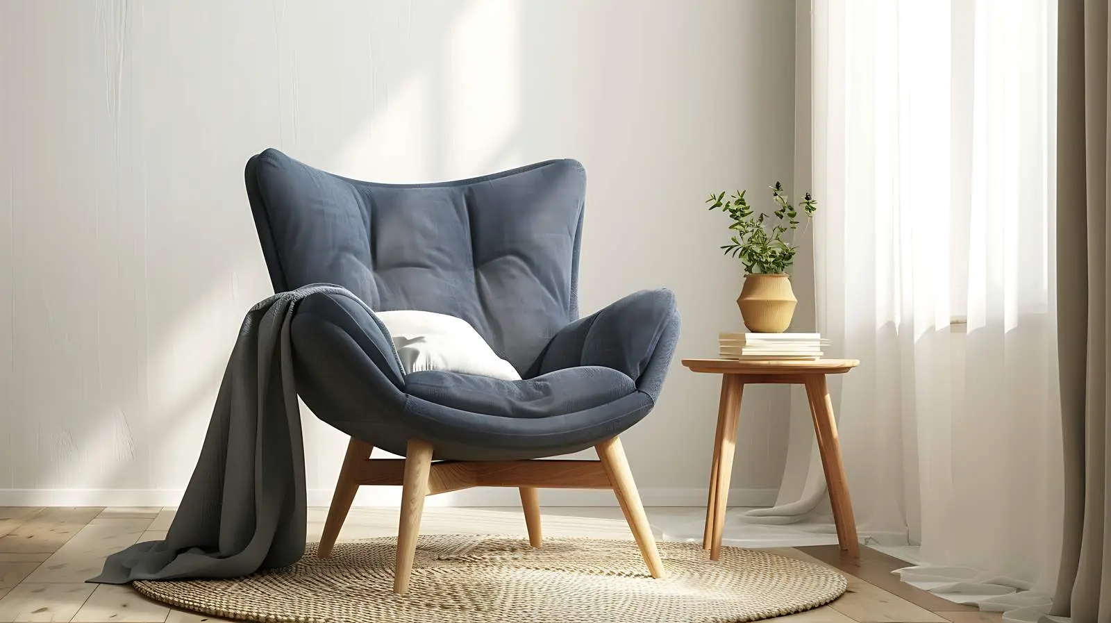 Scandinavian Hygge Living Room Interior Design — free download from Dotvec