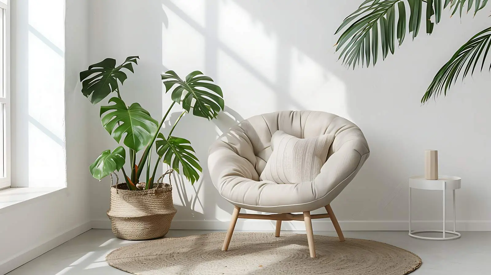 Elegant Scandinavian Hygge Living Room Interior – free soft furnishings image from Dotvec