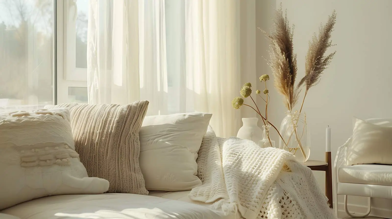 Elegant Scandinavian Hygge Style Living Room — free download from Dotvec