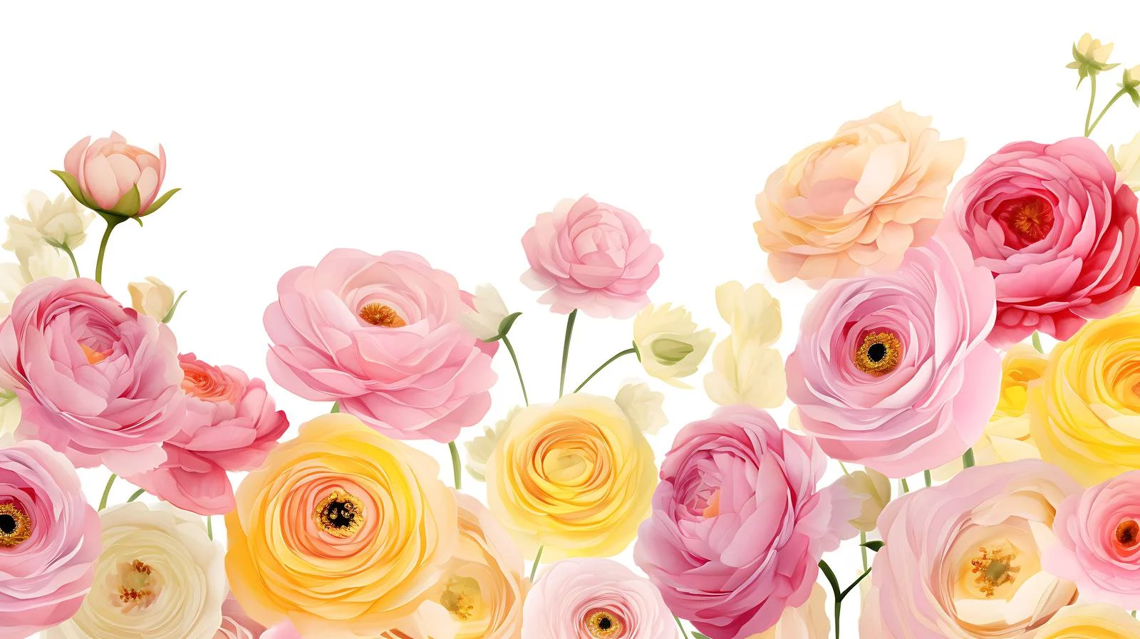 Graceful Square Design with Pink Blossom — free download from Dotvec