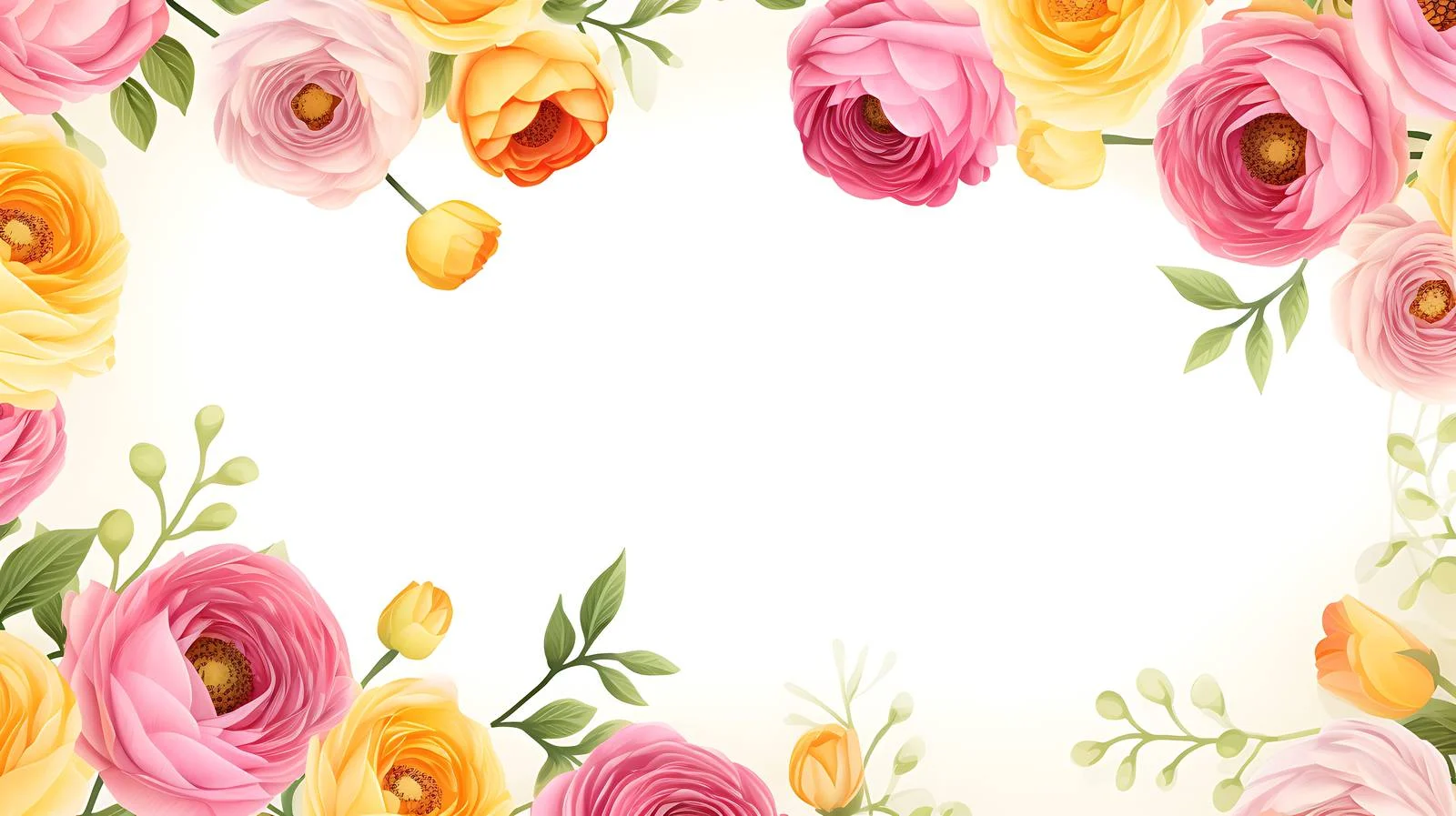 Chic Square Design with Pink and Apricot Blossom — free download from Dotvec