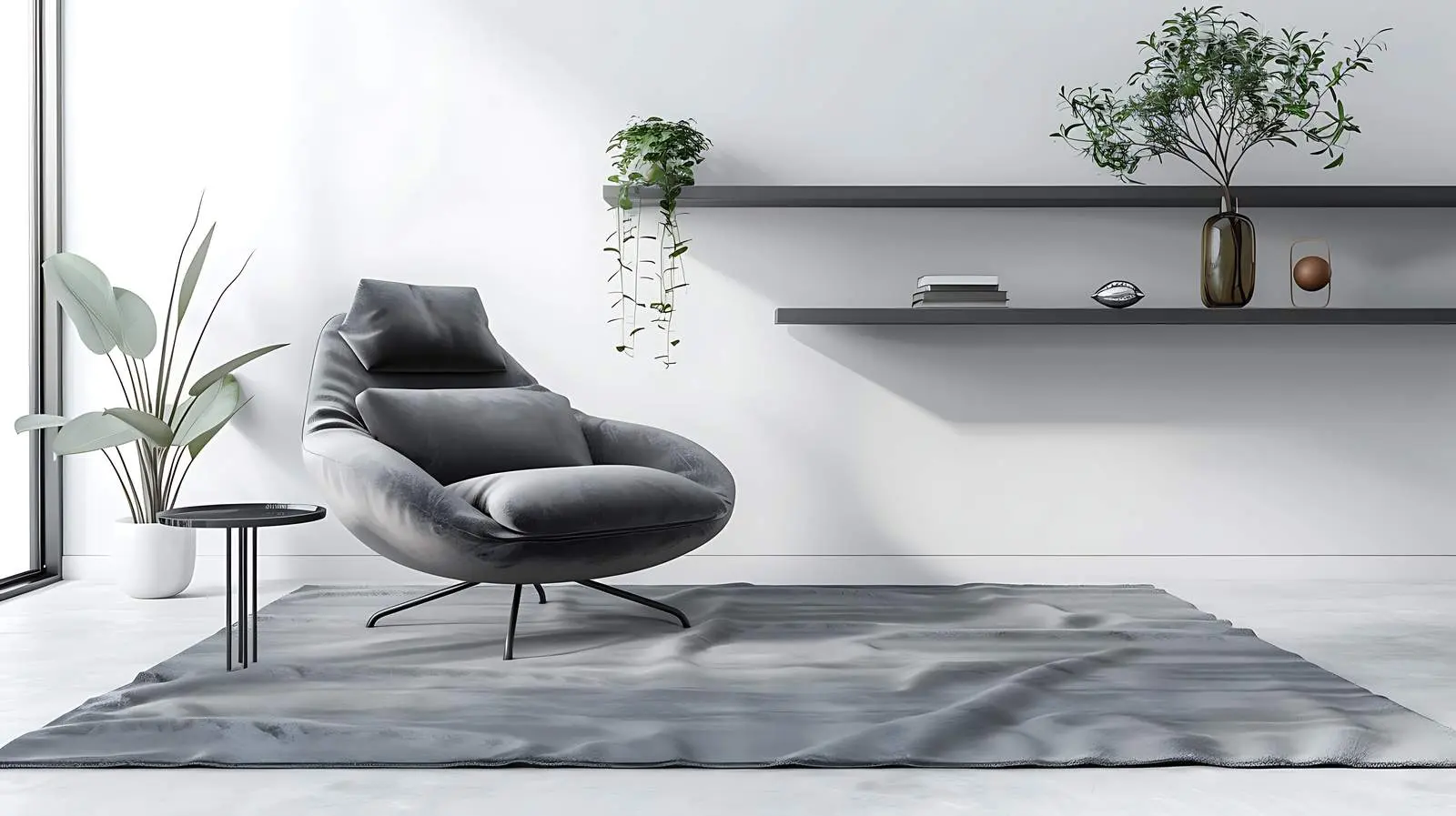 Elegant Modern Lounge Chair with Stylish Decor — free download from Dotvec