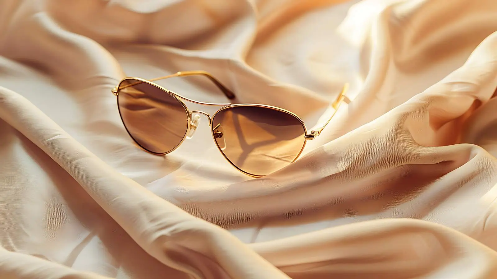 Elegant Stylish Women's Sunglasses on Neutral Background – free beach image from Dotvec