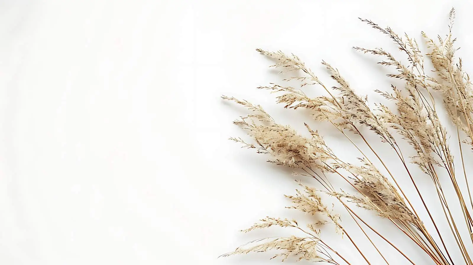 Delicate Dry Grass Stems on Beautiful Background – free peaceful scene image from Dotvec