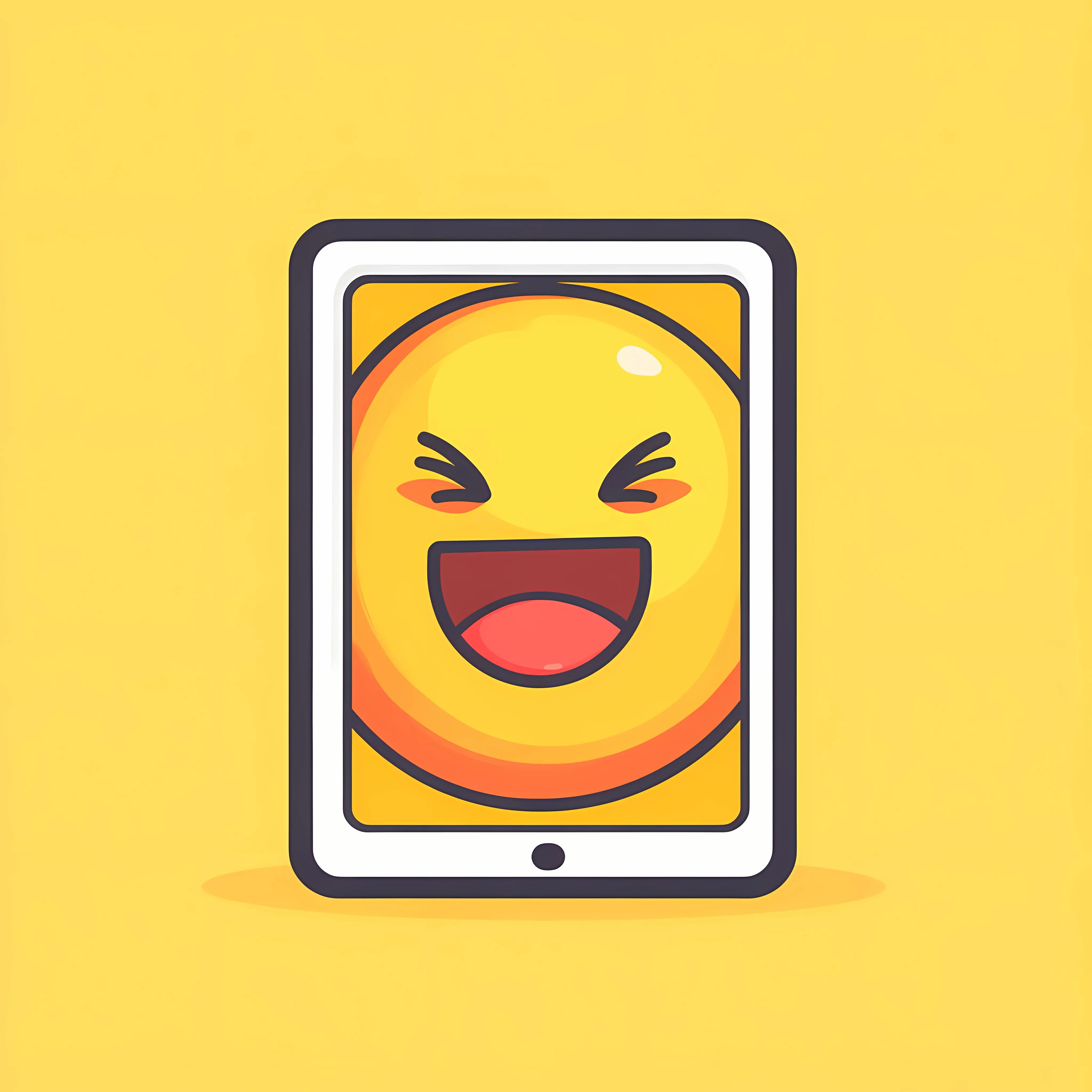 Embarrassed Emoji Flat Vector Illustration — free download from Dotvec