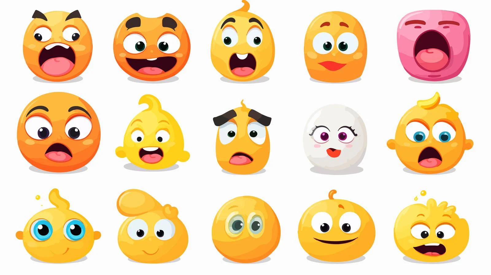 Premium Cartoon Emoji Set — free download from Dotvec
