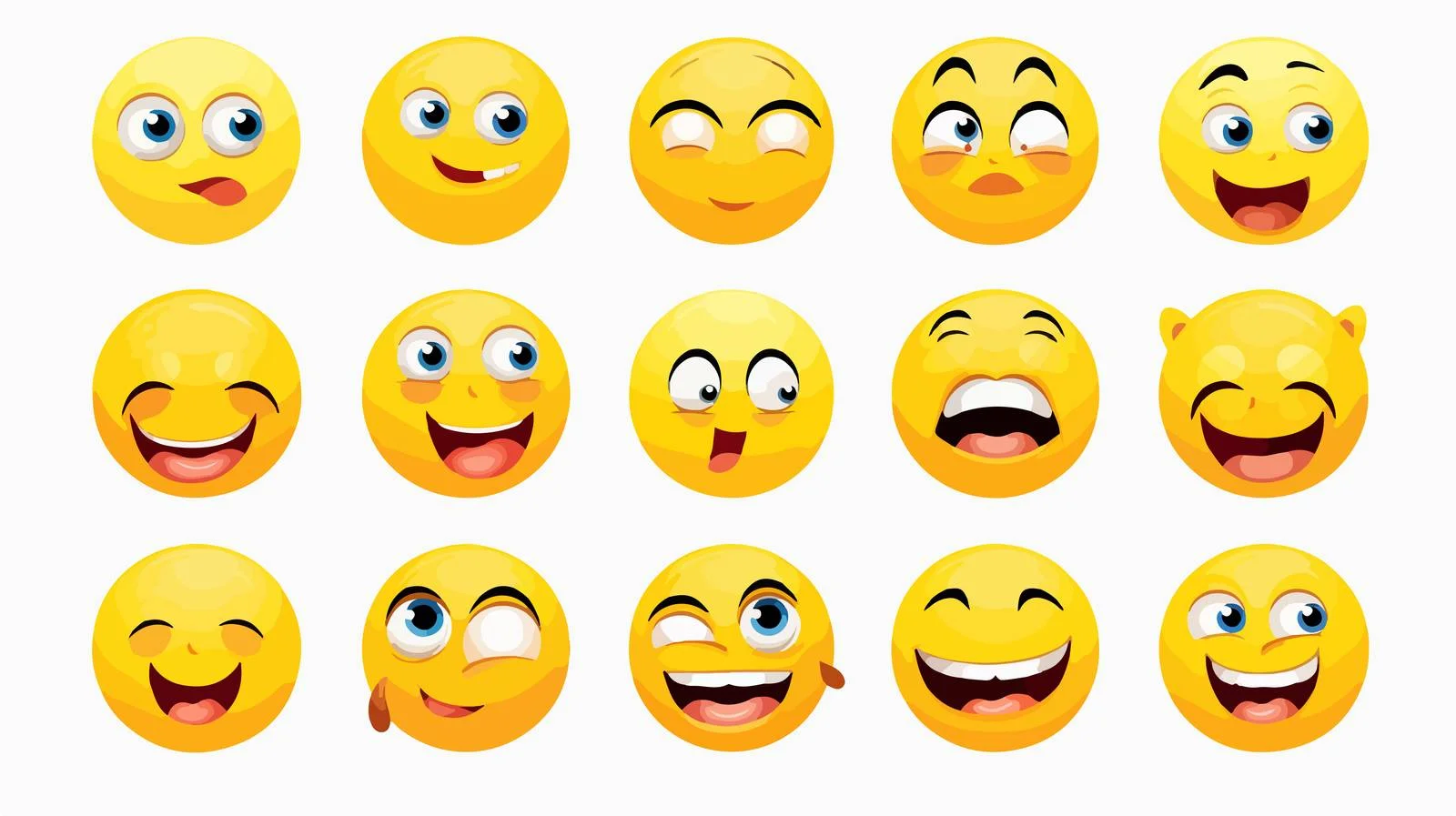 Premium Cartoon Emoji Set — free download from Dotvec