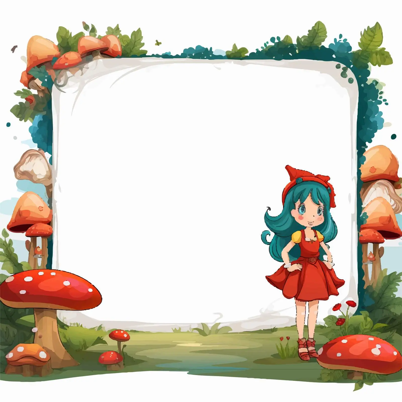 Fairy Tale Cartoon Character Banner Vector Design – free fairy tale theme image from Dotvec