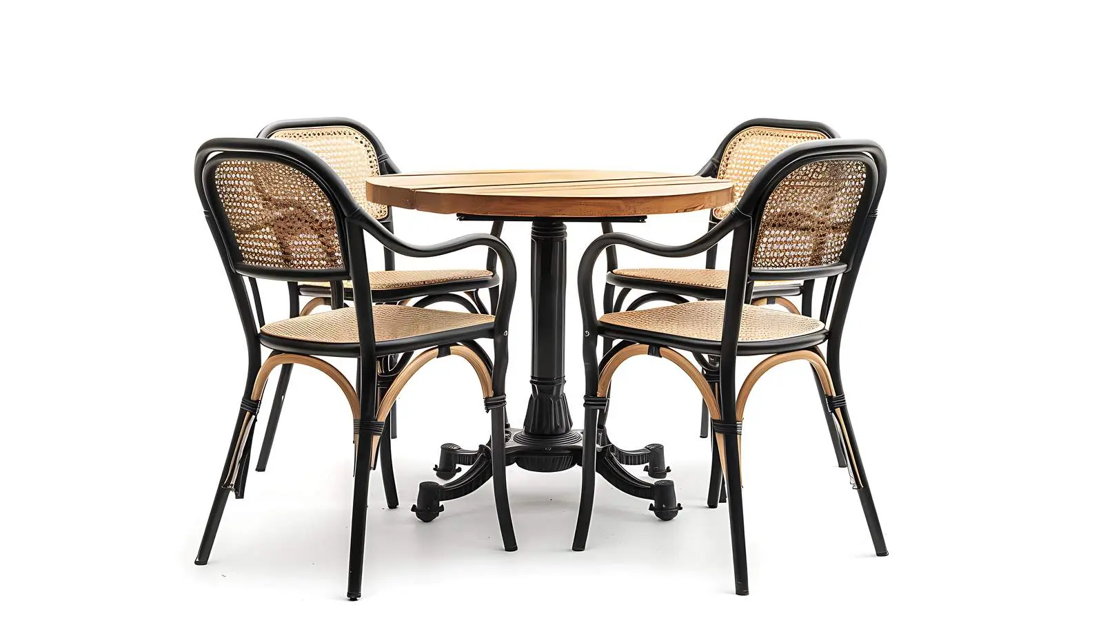 Empty Cafe Terrace with Chairs and Tables – free fresco image from Dotvec