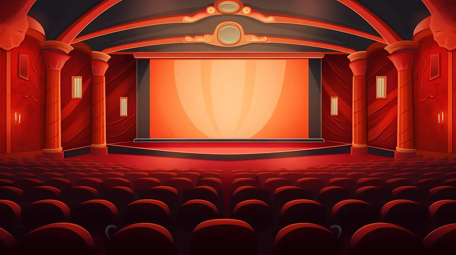 Deserted Cinema Hall Viewing Area — free download from Dotvec