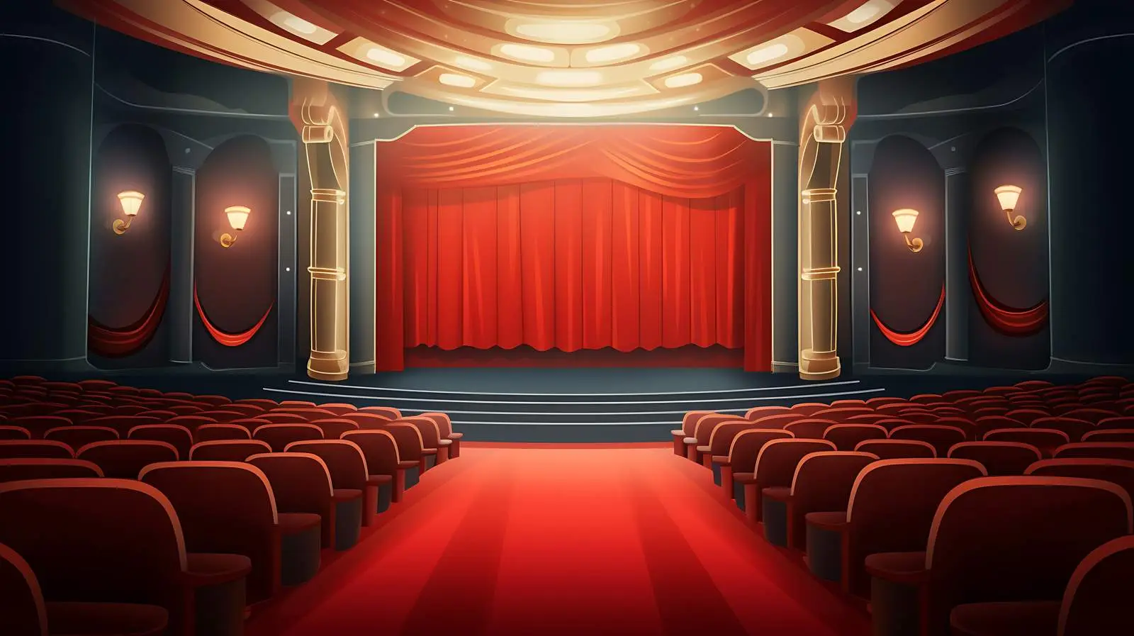 Deserted Cinema Hall — free download from Dotvec